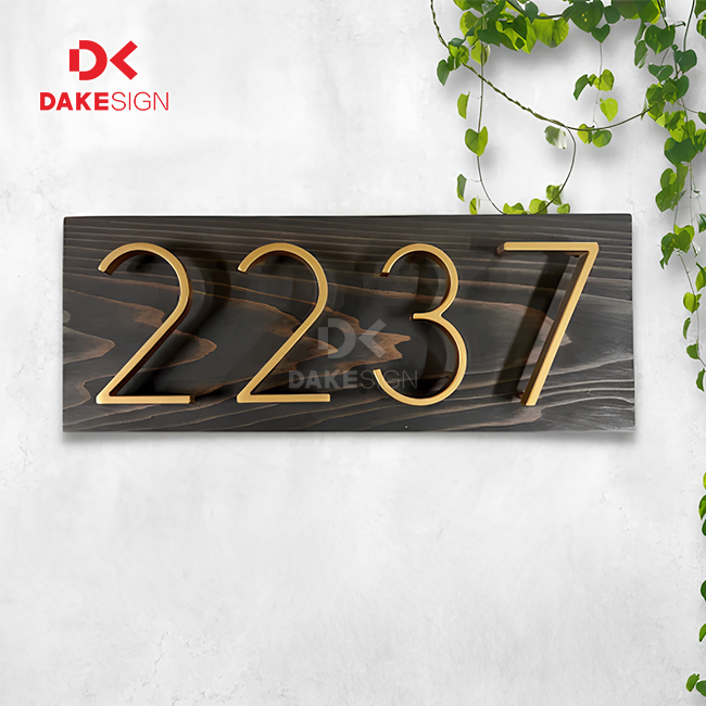 Modern Aspect House Numbers